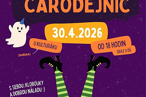 Pálení čarodějnic 2026 – Vlčkovice v Podkrkonoší