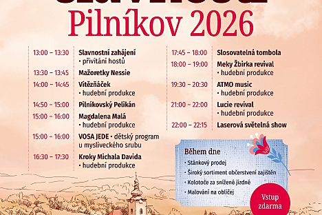 Pilníkov se baví! Městské slavnosti 2026